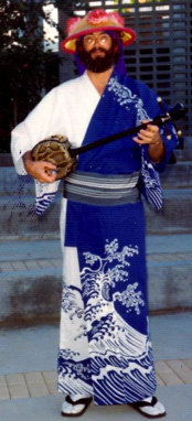 David as accompanist in jikata